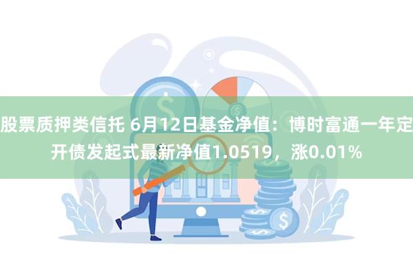 股票质押类信托 6月12日基金净值：博时富通一年定开债发起式最新净值1.0519，涨0.01%