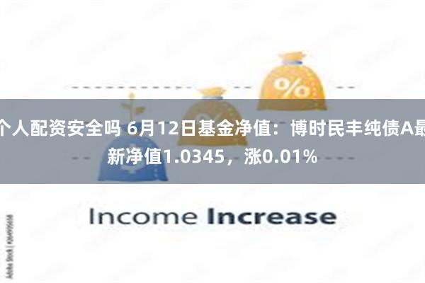 个人配资安全吗 6月12日基金净值：博时民丰纯债A最新净值1.0345，涨0.01%